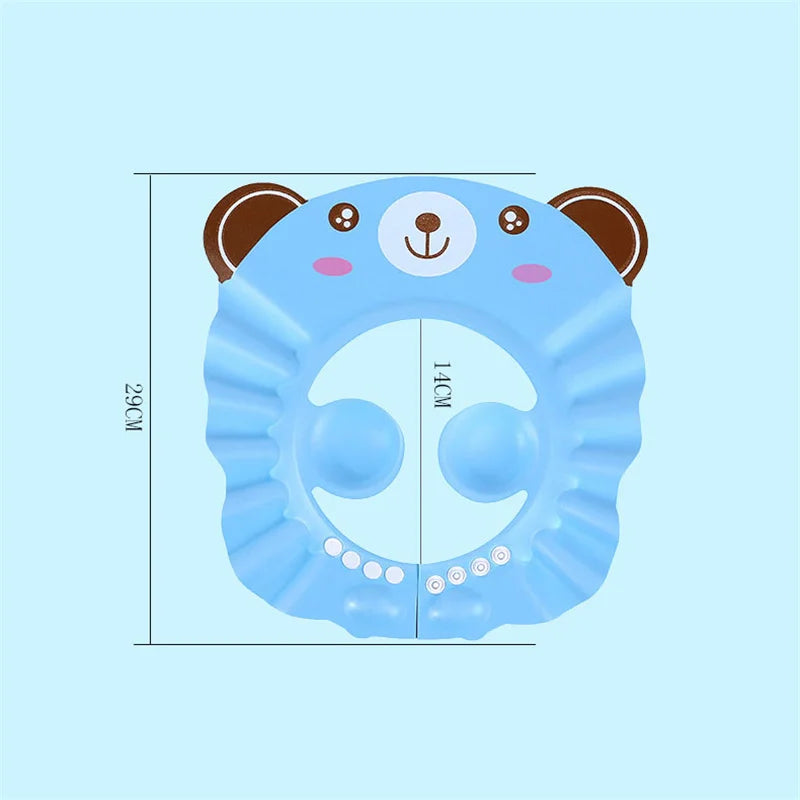 Fun Baby Shower Hair Wash Hat Adjustable