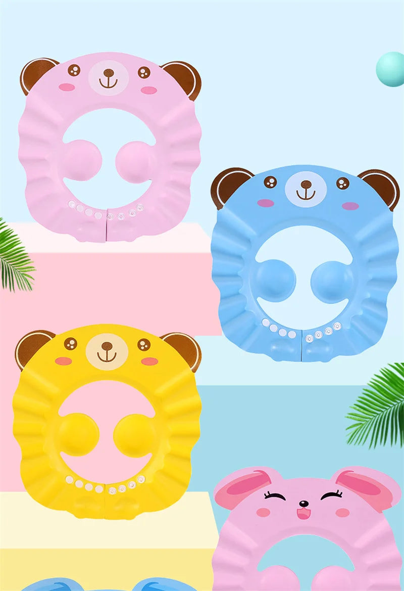 Fun Baby Shower Hair Wash Hat Adjustable