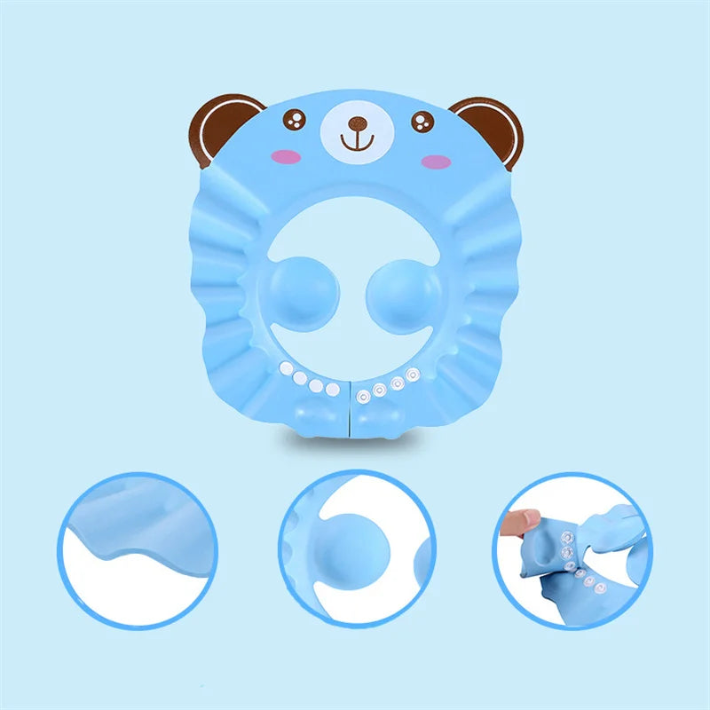 Fun Baby Shower Hair Wash Hat Adjustable