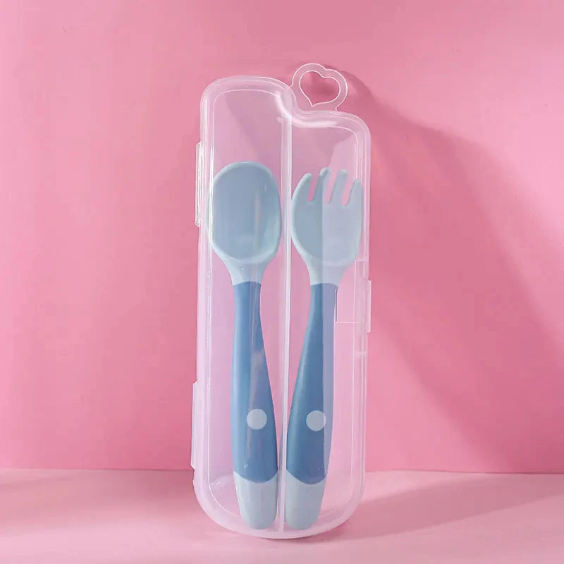 Baby Bendable Twist Baby Training Fork and Spoon Set