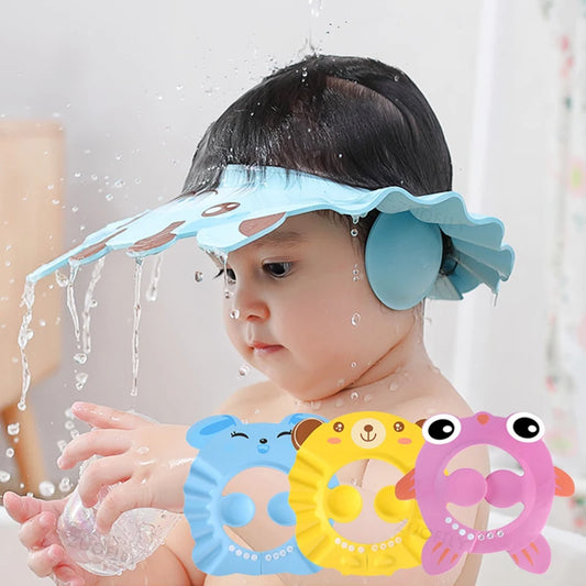 Fun Baby Shower Hair Wash Hat Adjustable