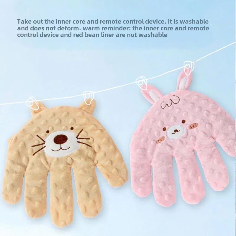 Cute Infant Sleeping Palm Pillow Blanket
