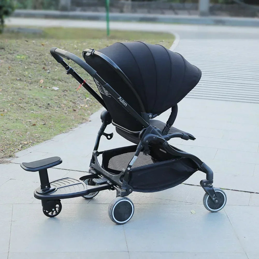 Upgrade Your Stroll with A 2-in-1 Sit and Stand Stroller Board Compatible with Most Baby Strollers