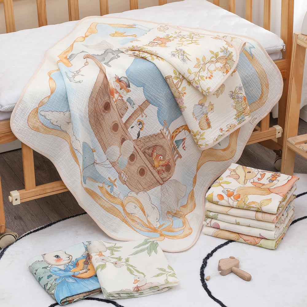 Newborn Cute Cotton Ultra Soft Bath Towels