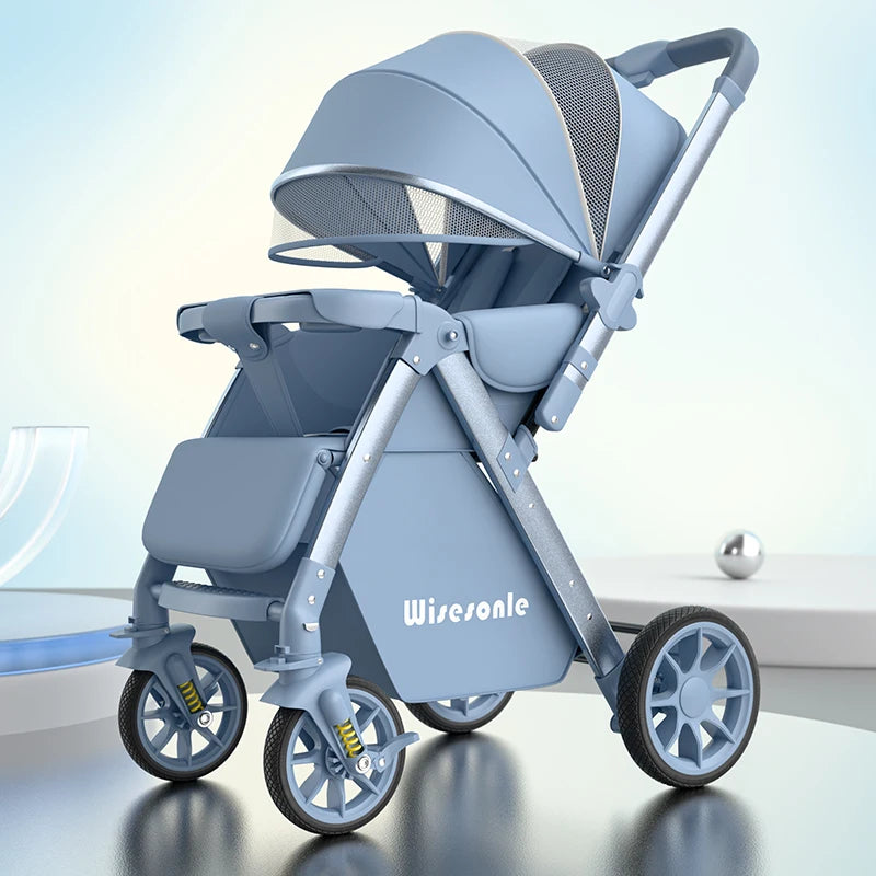 Upgraded Baby Strollers Sit and Lie Down High Two-way Stroller Children Stroller