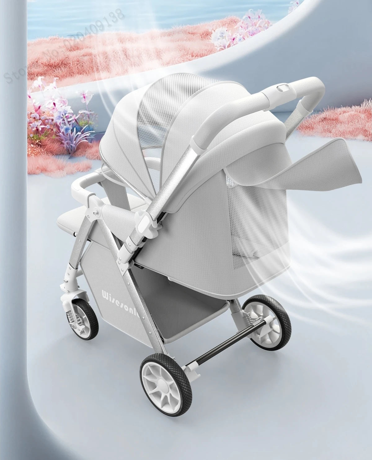 Upgraded Baby Strollers Sit and Lie Down High Two-way Stroller Children Stroller