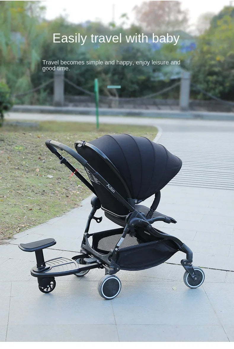 Upgrade Your Stroll with A 2-in-1 Sit and Stand Stroller Board Compatible with Most Baby Strollers