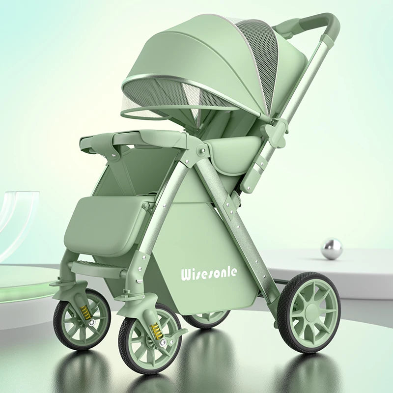 Upgraded Baby Strollers Sit and Lie Down High Two-way Stroller Children Stroller