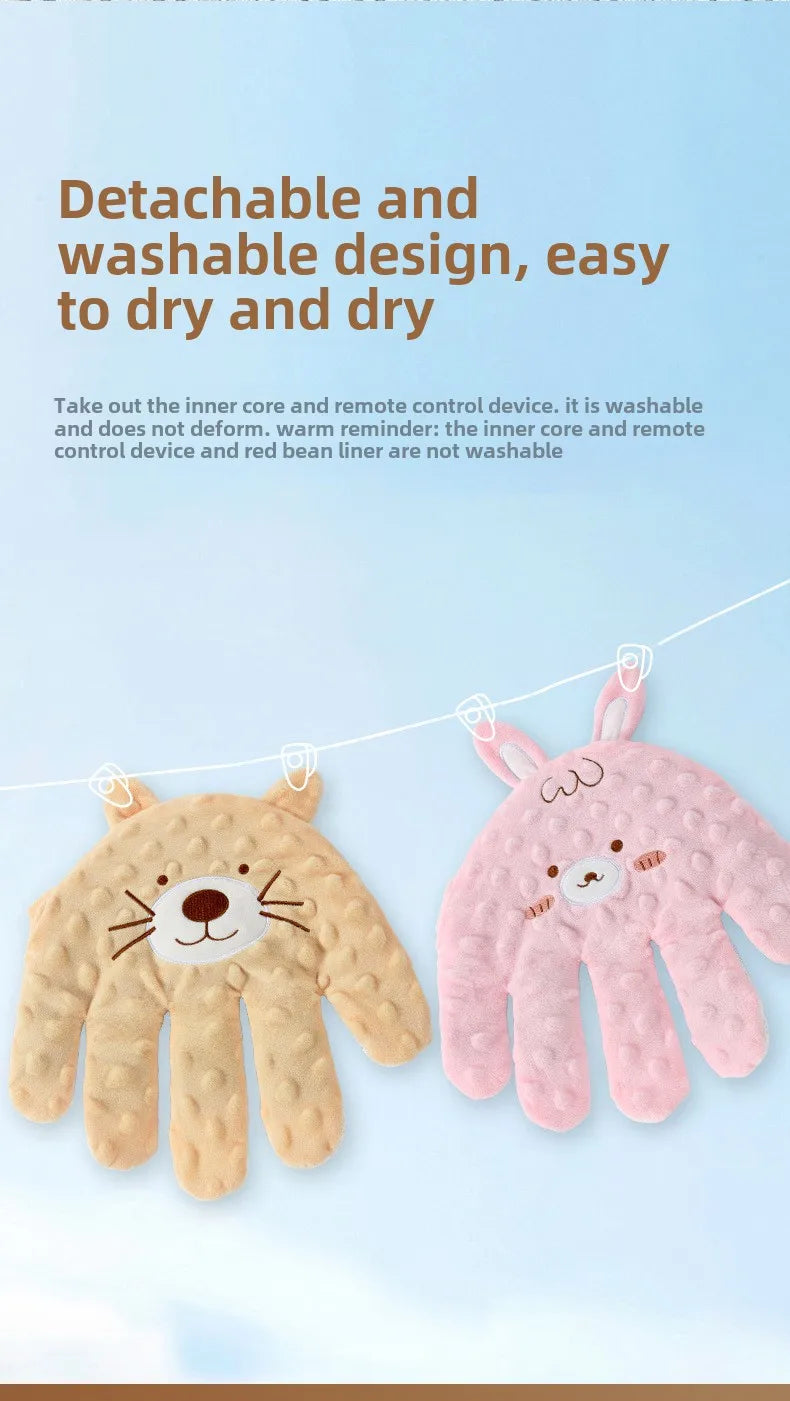 Cute Infant Sleeping Palm Pillow Blanket